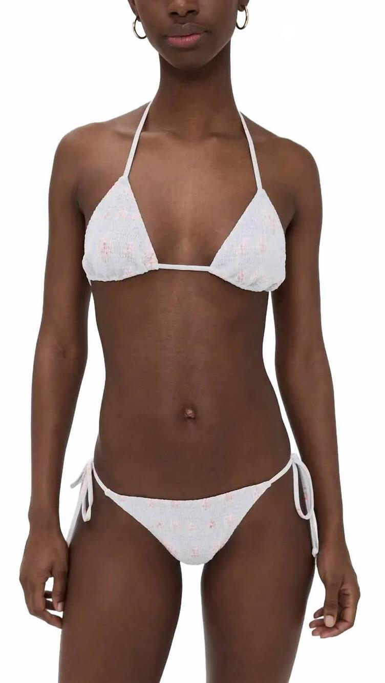 NEW LOVESHACKFANCY saoirse bikini set in skylight blue